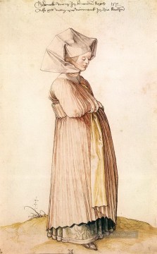 Albrecht Dürer Werke - Nürnberg Frau gekleidet für Kirche Albrecht Dürer